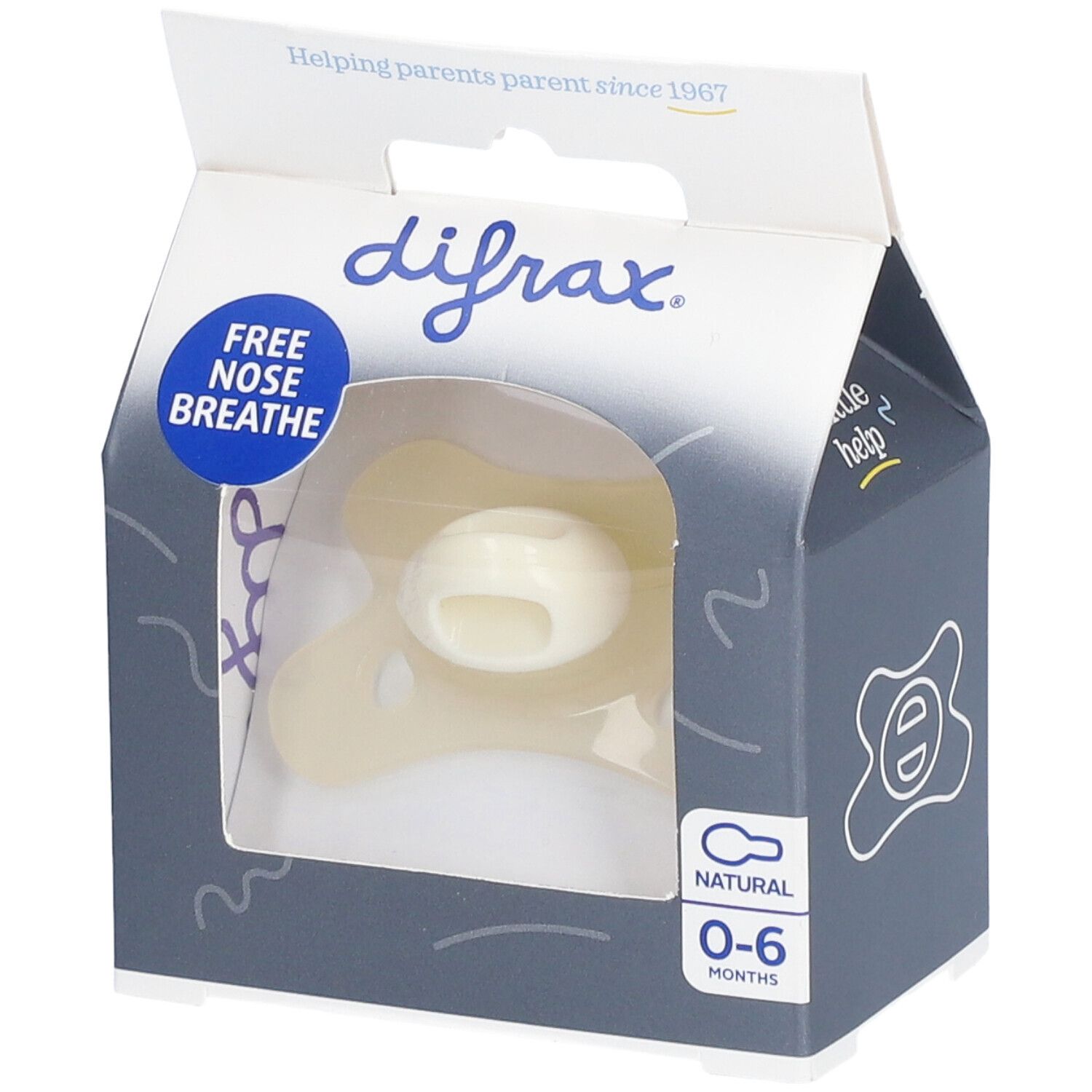 Difrax® Tétine Natural Édition spéciale 0-6 mois