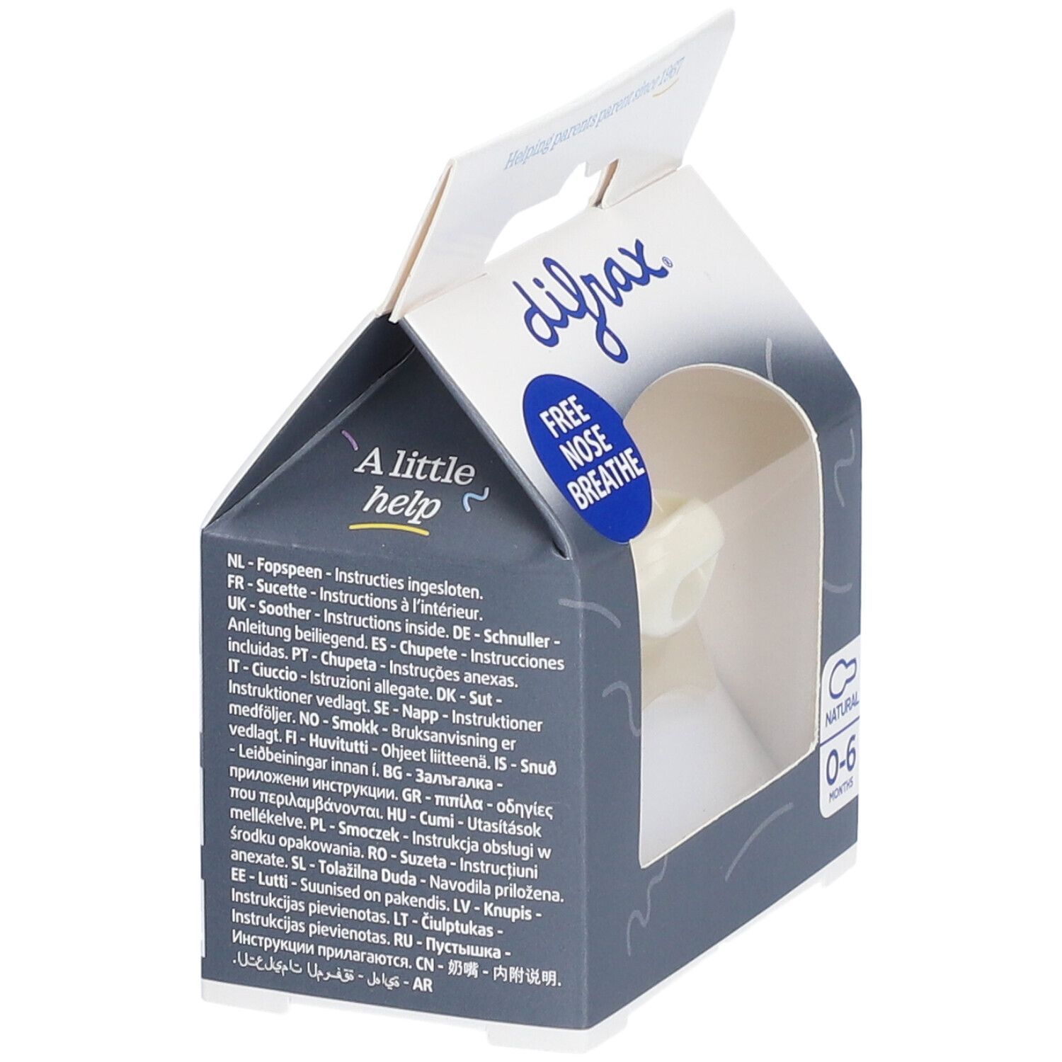 Difrax® Tétine Natural Édition spéciale 0-6 mois