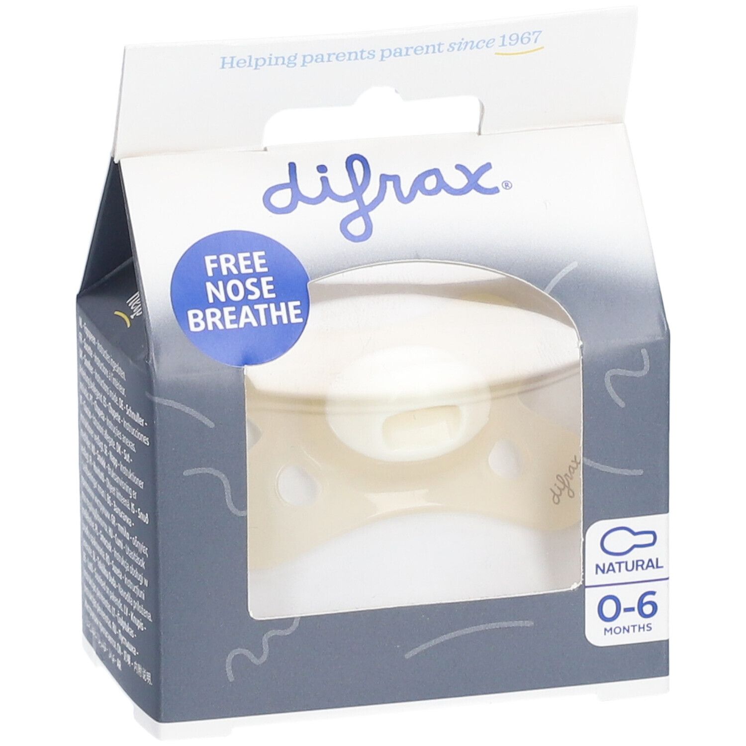 Difrax® Tétine Natural Édition spéciale 0-6 mois