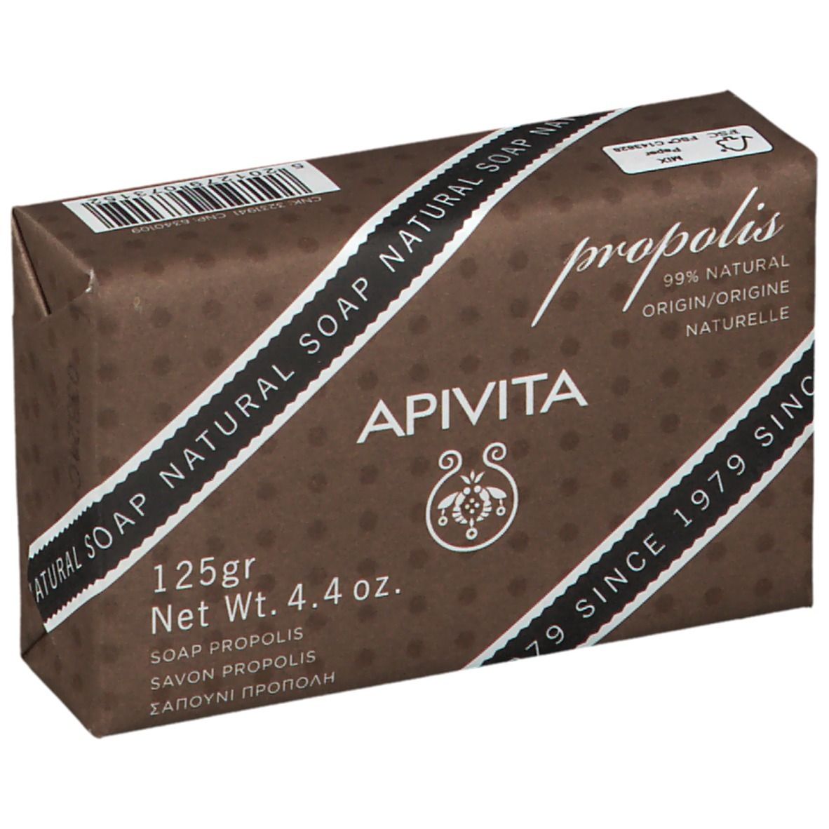 Savon Apivita au propolis, 125g. Produit naturel.