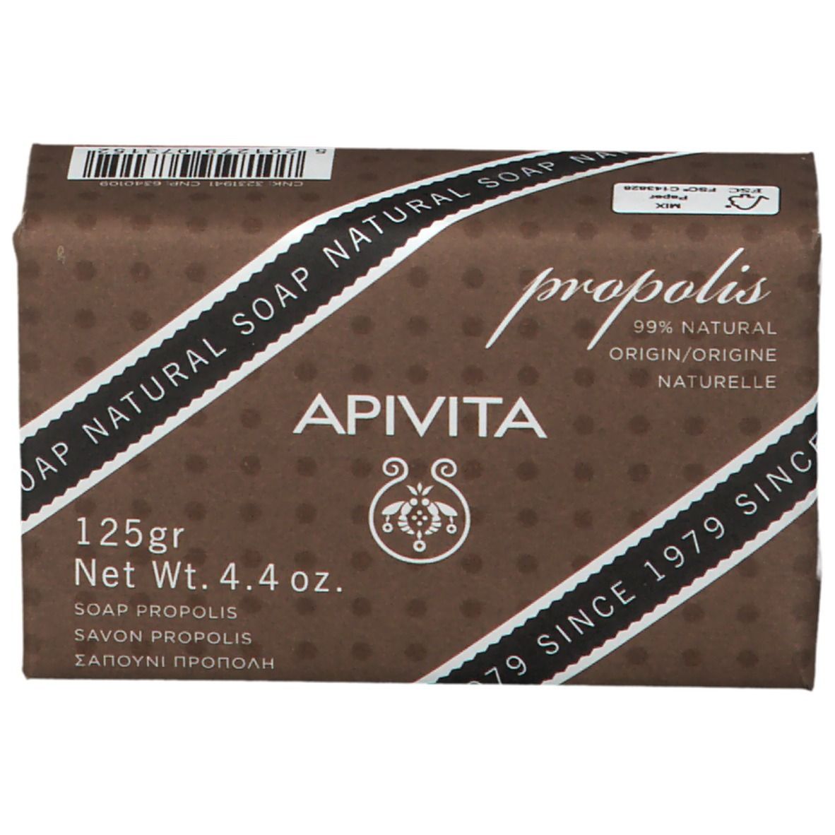 Savon API VITA au propolis, 125g. Produit naturel.