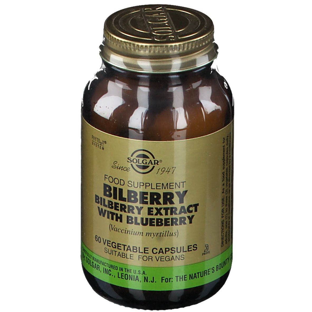 Solgar Bilberry Berry Extract 60 pc(s) Redcare Pharmacie