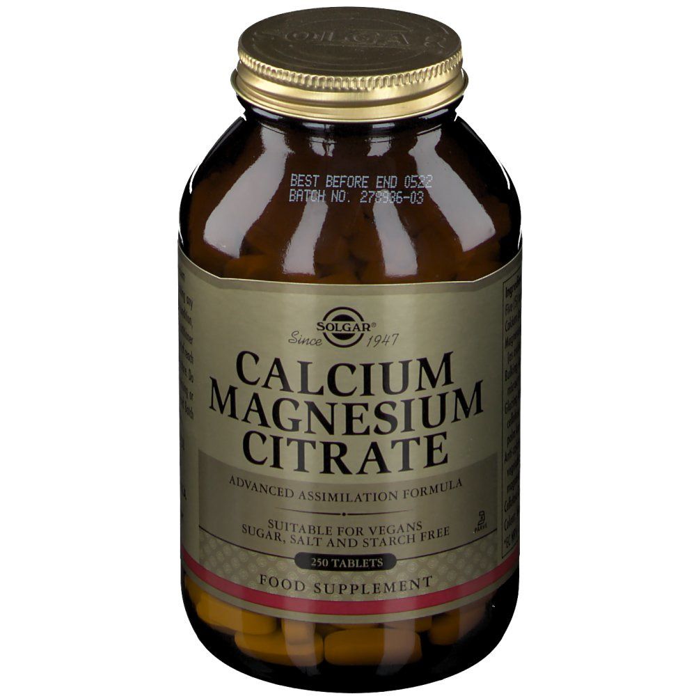 SOLGAR Calcium Magnesium Citrate