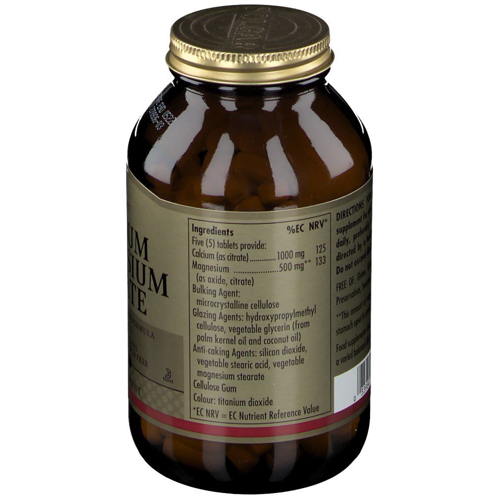 SOLGAR Calcium Magnesium Citrate