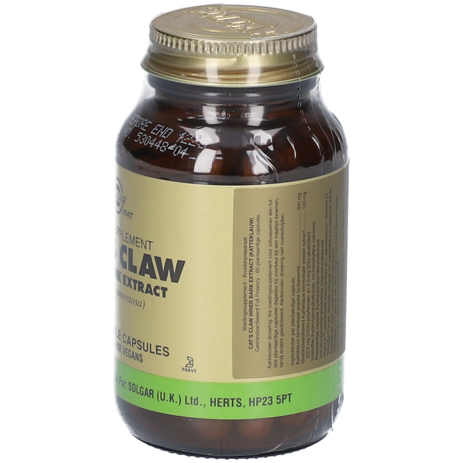 Solgar Cat's Claw Inner Bark Extract 60 pc(s) Redcare Pharmacie