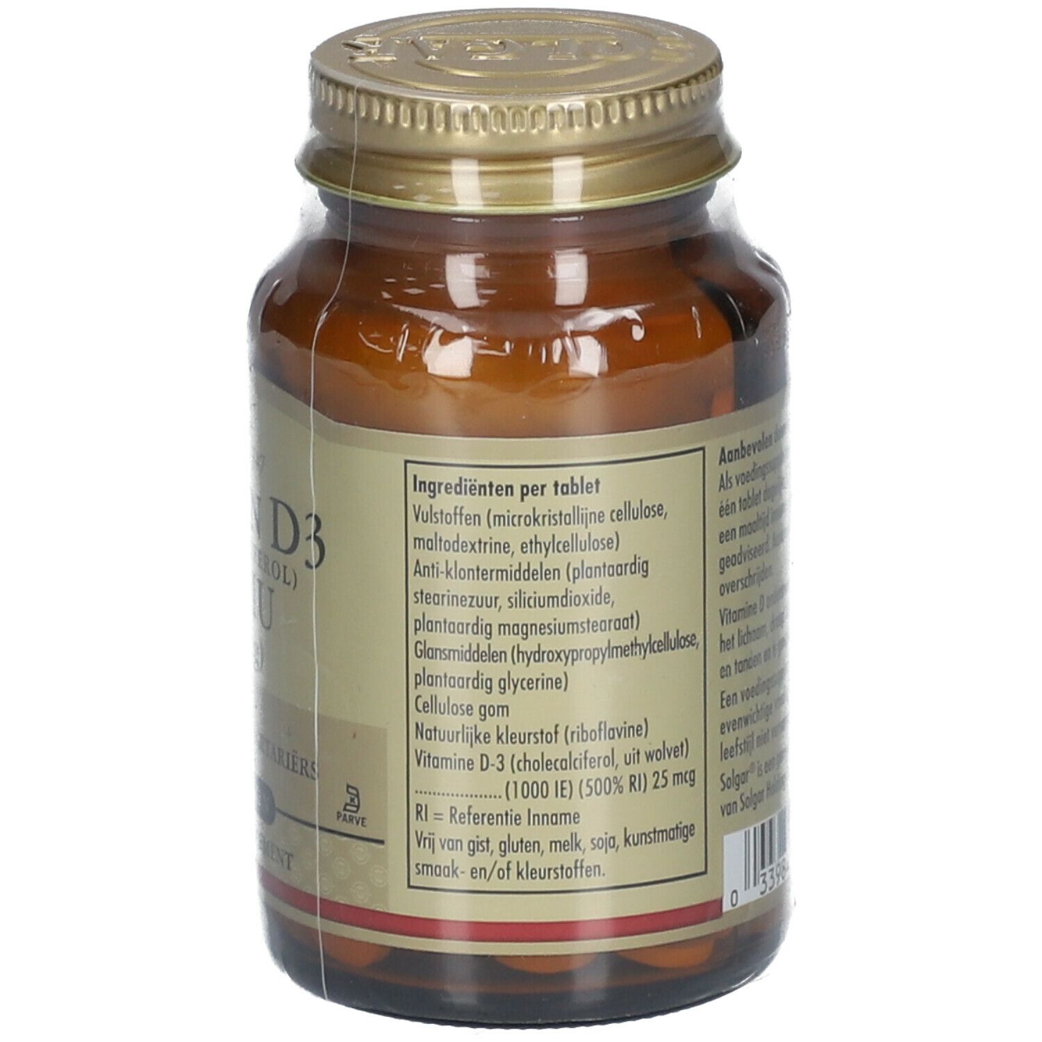 Solgar® Vitamin D-3 25 µg/1000 IU