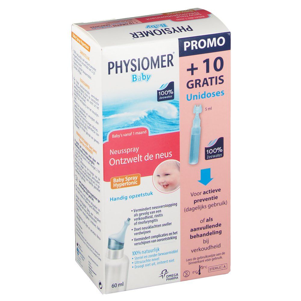 Physiomer Hypertonique Babyspray +10