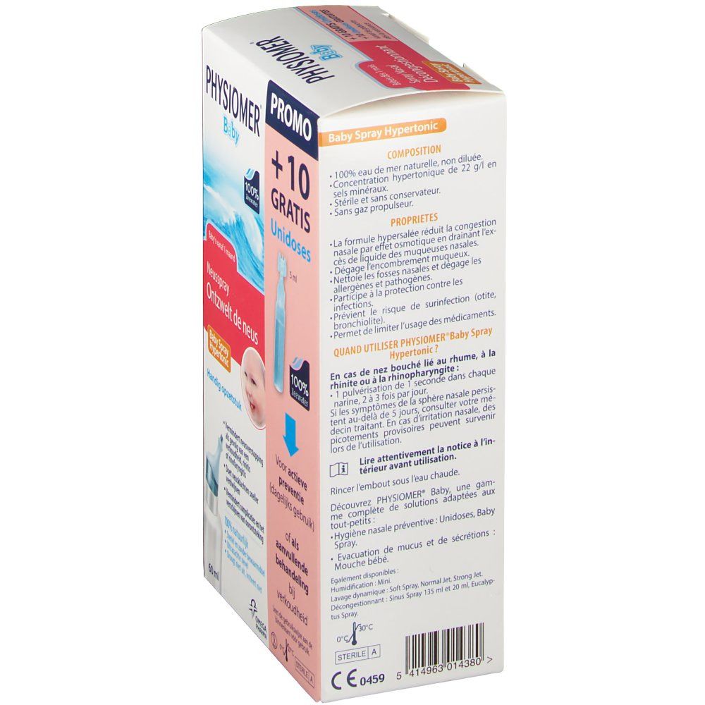 Physiomer Hypertonique Babyspray +10