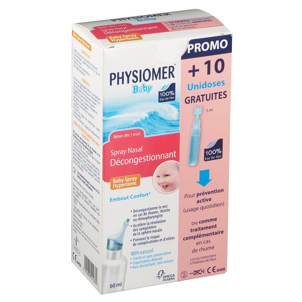 Physiomer Hypertonique Babyspray +10