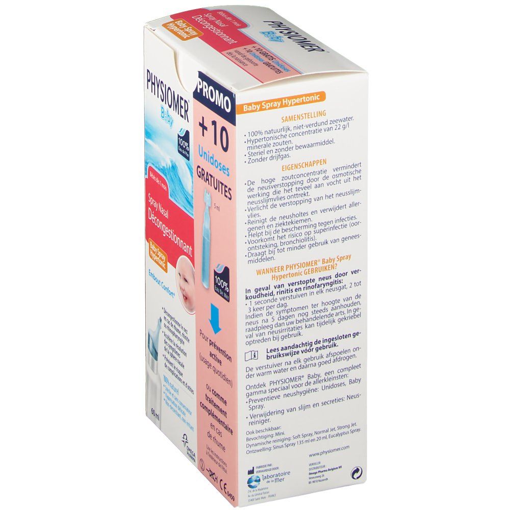 Physiomer Hypertonique Babyspray +10