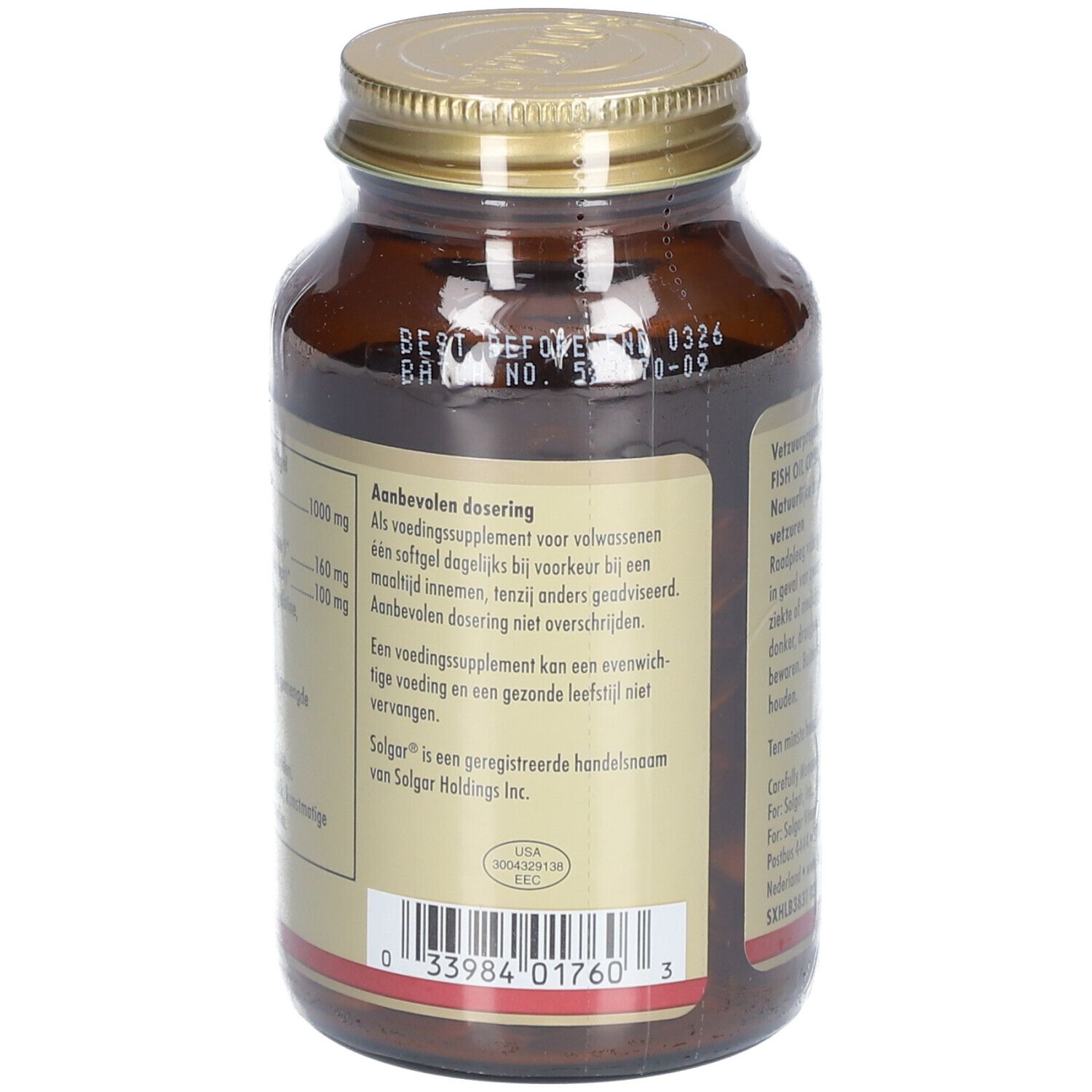 Solgar Fish Oil Concentrate 1000 mg 60 pc(s) Redcare Pharmacie