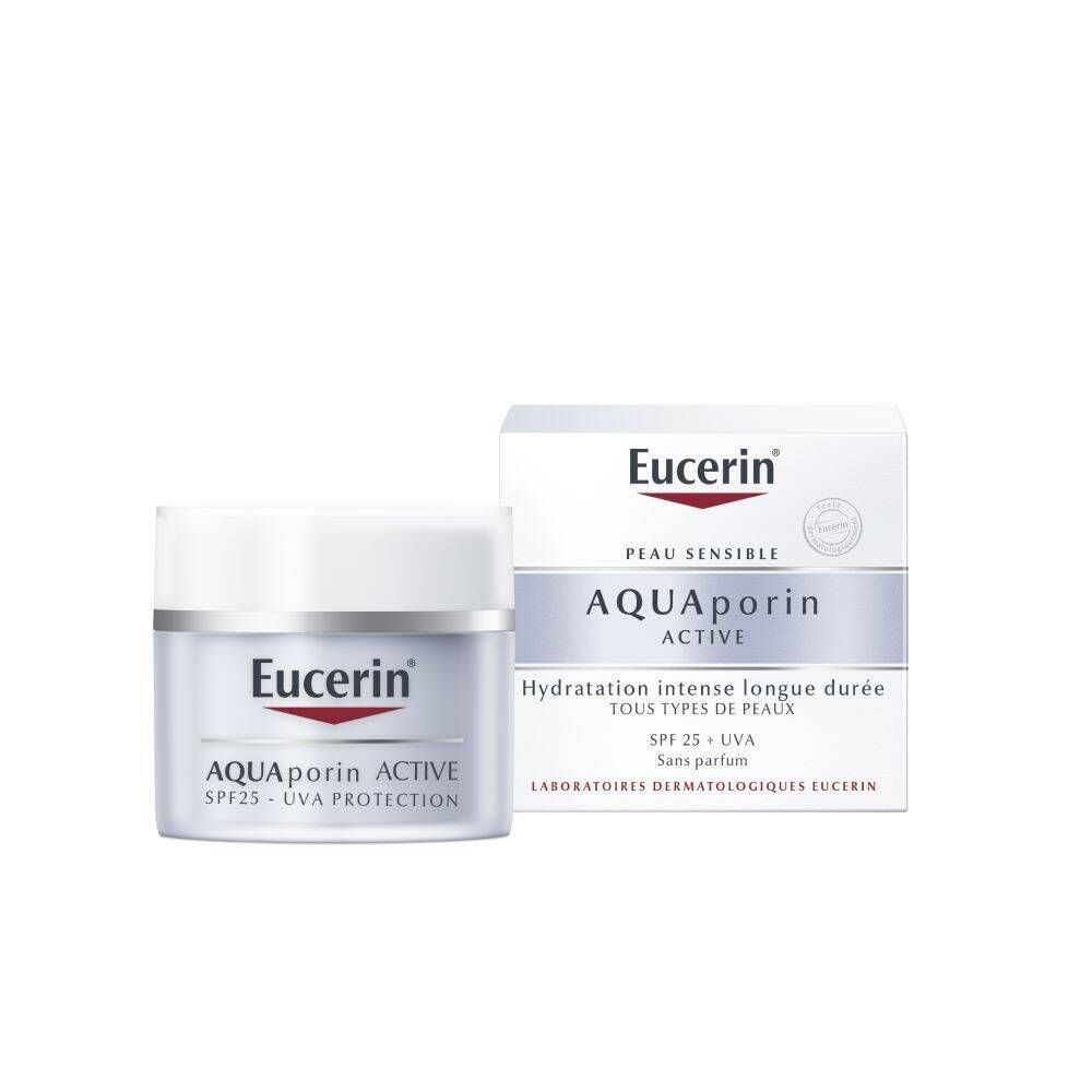 Eucerin® Aquaporin Active hydratation intense longue durée tous types de peaux SPF 25 + UVA