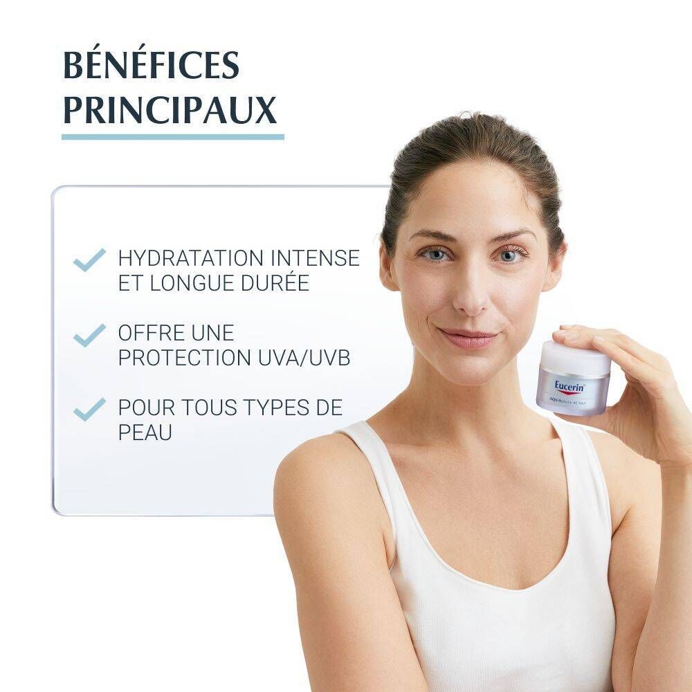 Eucerin® Aquaporin Active hydratation intense longue durée tous types de peaux SPF 25 + UVA