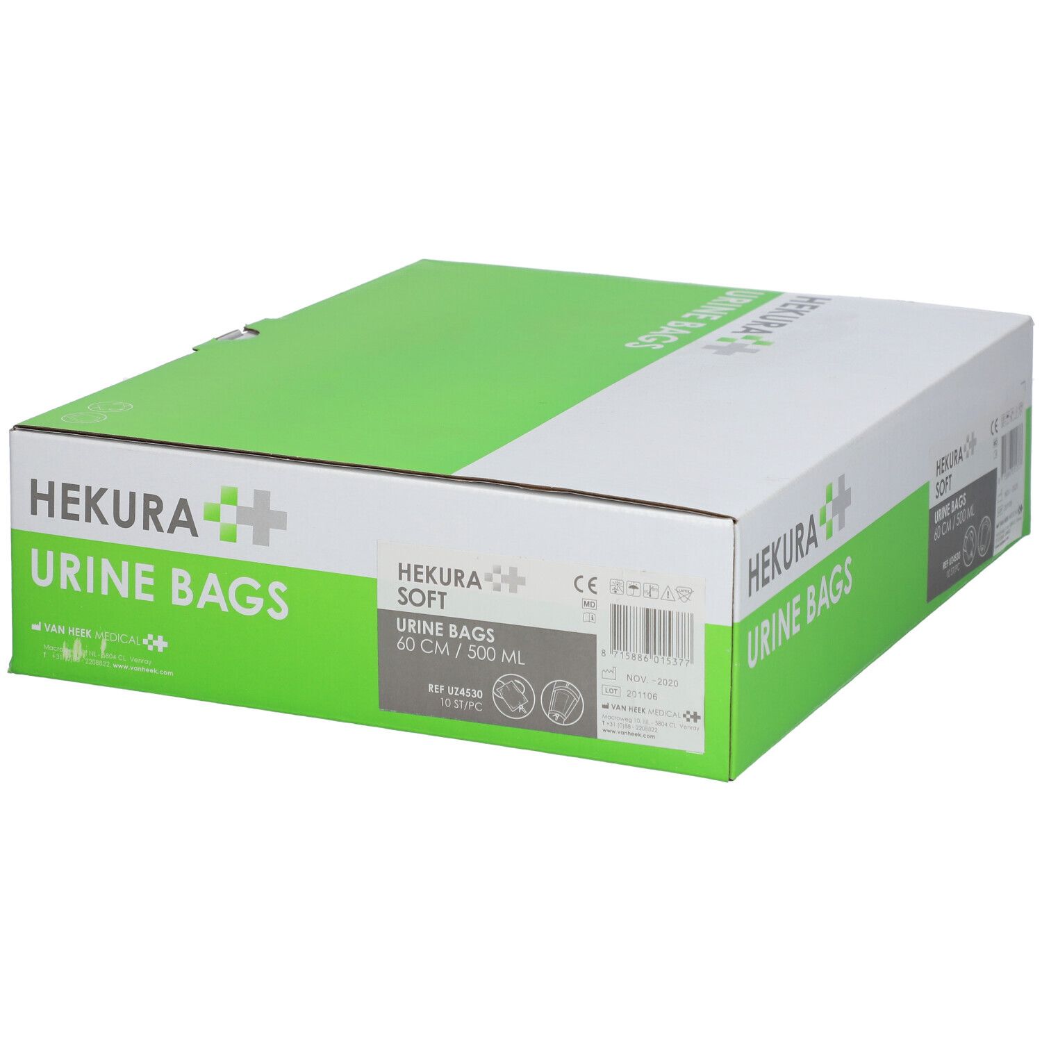 HEKURA Poche Urinaires 500 ml 60 cm