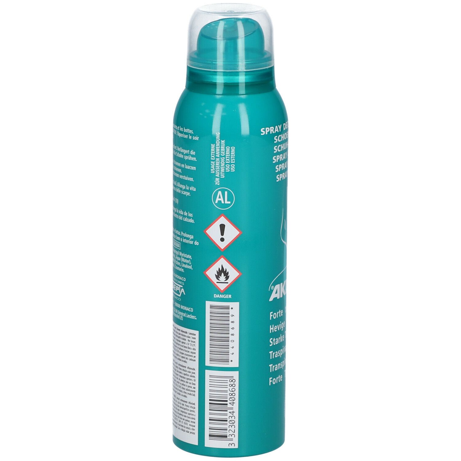 Akileïne® Spray assainissant Déo-chaussures