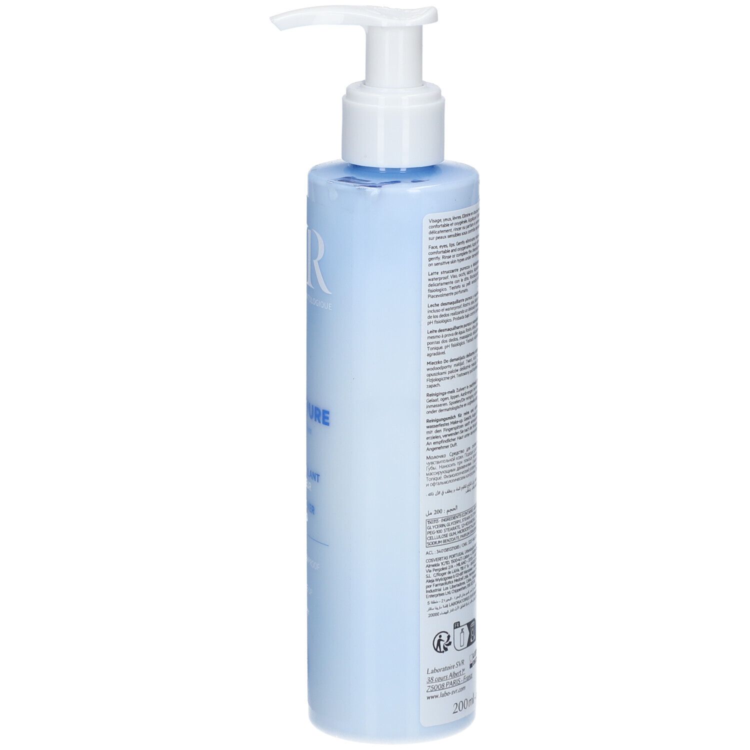 SVR PHYSIOPURE Lait démaquillant