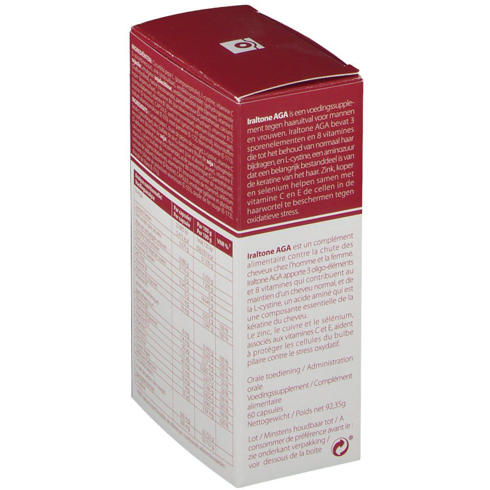 Iraltone AGA Concentré nutritionnel antichute