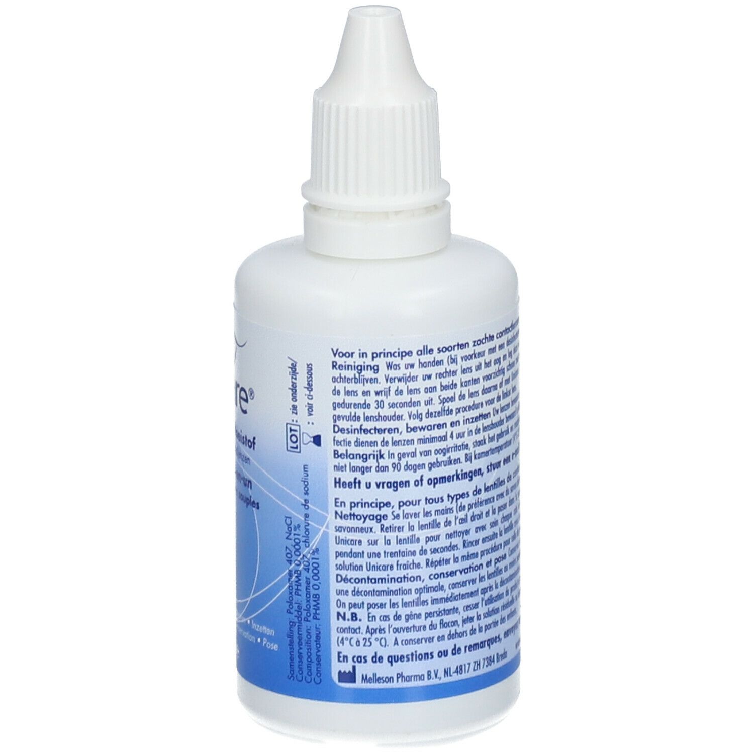 Unicare® All-in-One Solution tout-en-un Lentilles souples