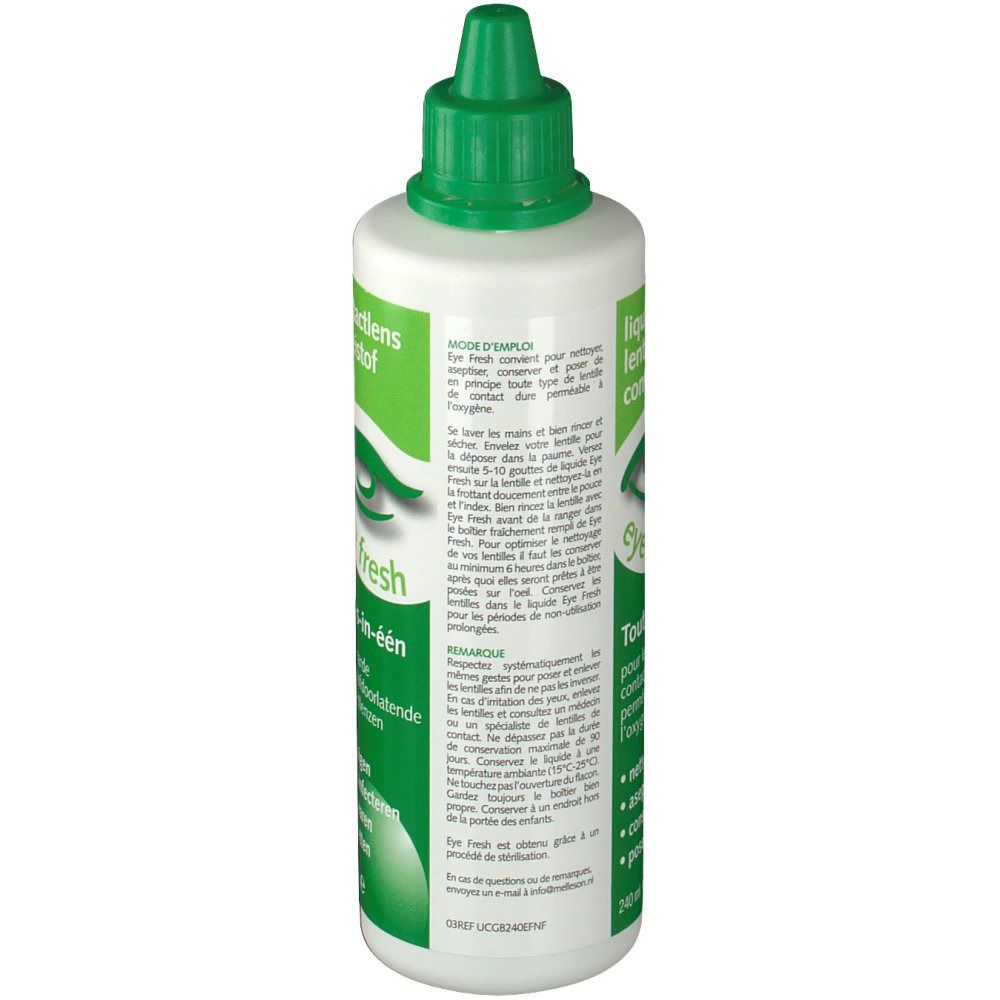 Eye Fresh All-in-one Liquide Lentilles de Contact Dures