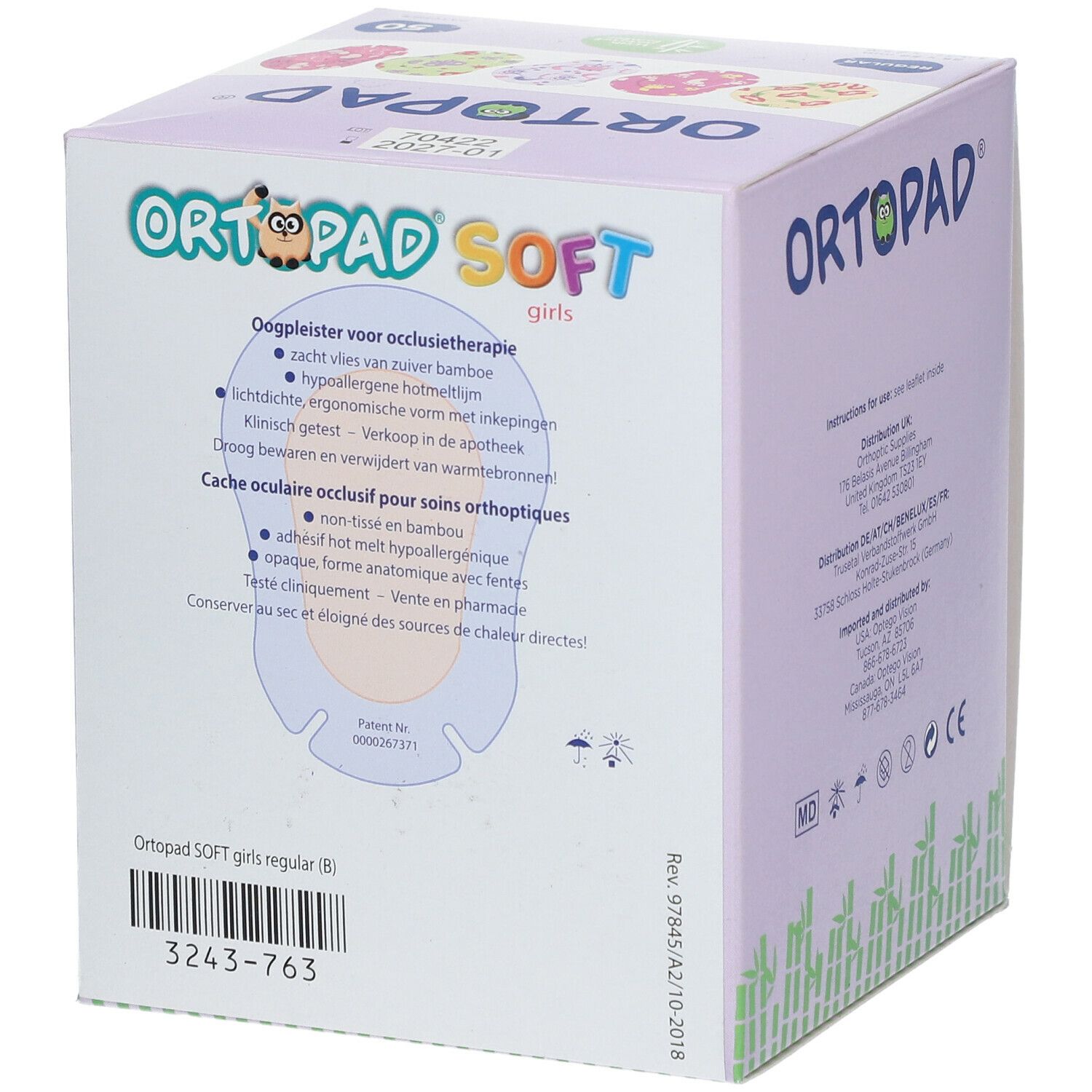 Ortopad® Soft Girls Regular 85 x 59 mm