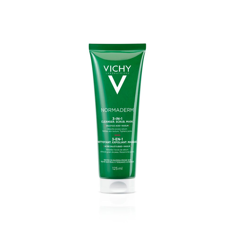 VICHY Normaderm 3-in-1 Exfoliant + Nettoyant + Masque