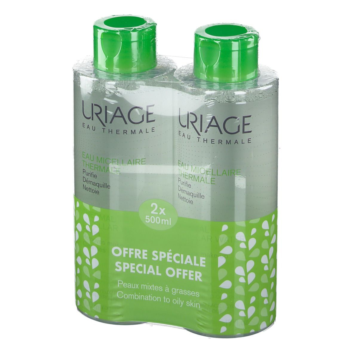 Uriage Eau Micellaire Thermale peaux mixtes a grasses