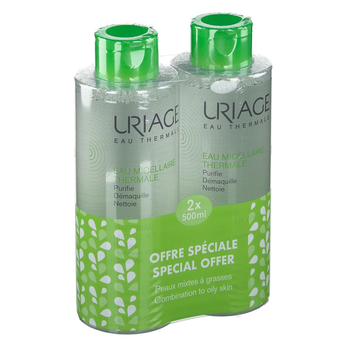Uriage Eau Micellaire Thermale peaux mixtes a grasses