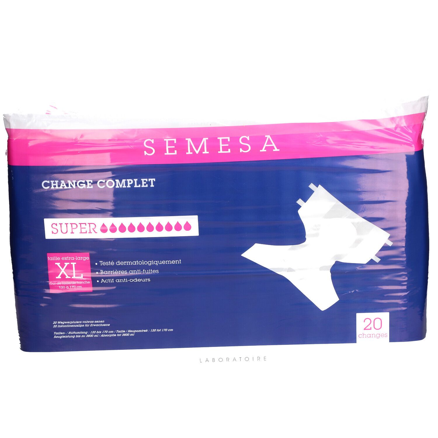 Marque Verte Semesa Slip Incontinence Super - Extra Large