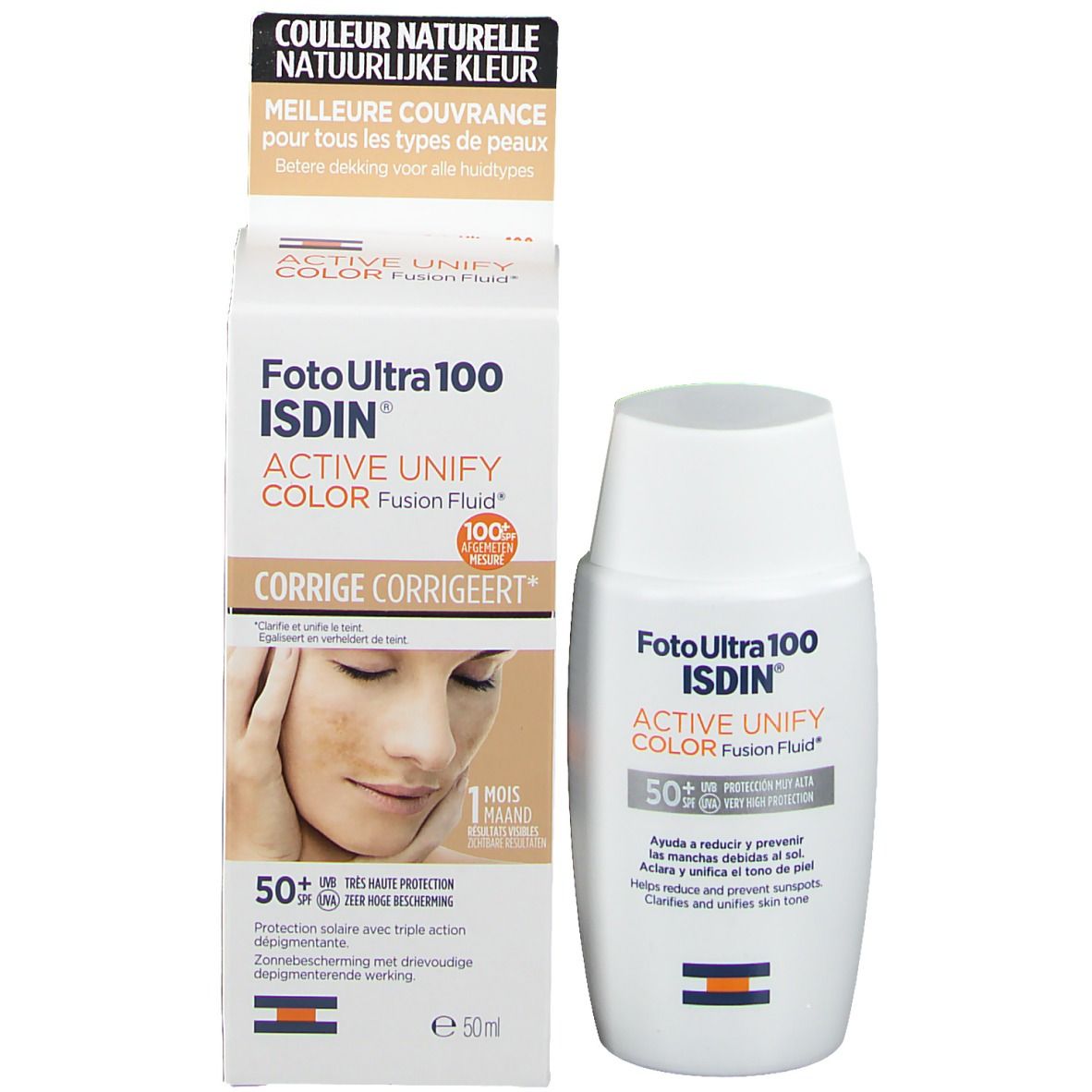 ISDIN Foto Ultra 100 Active Unify Color Fluid SPF50+