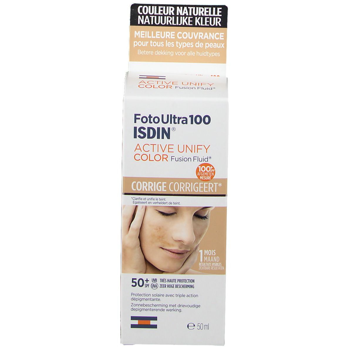 ISDIN Foto Ultra 100 Active Unify Color Fluid SPF50+