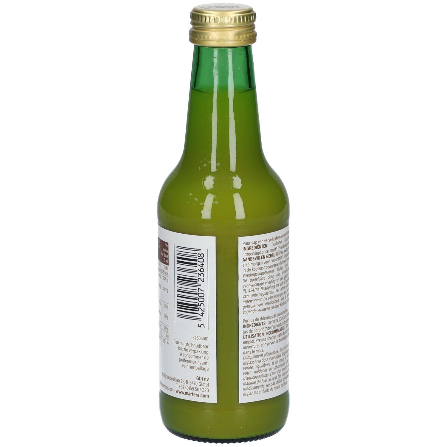 Martera Jus de Curcuma Biologique