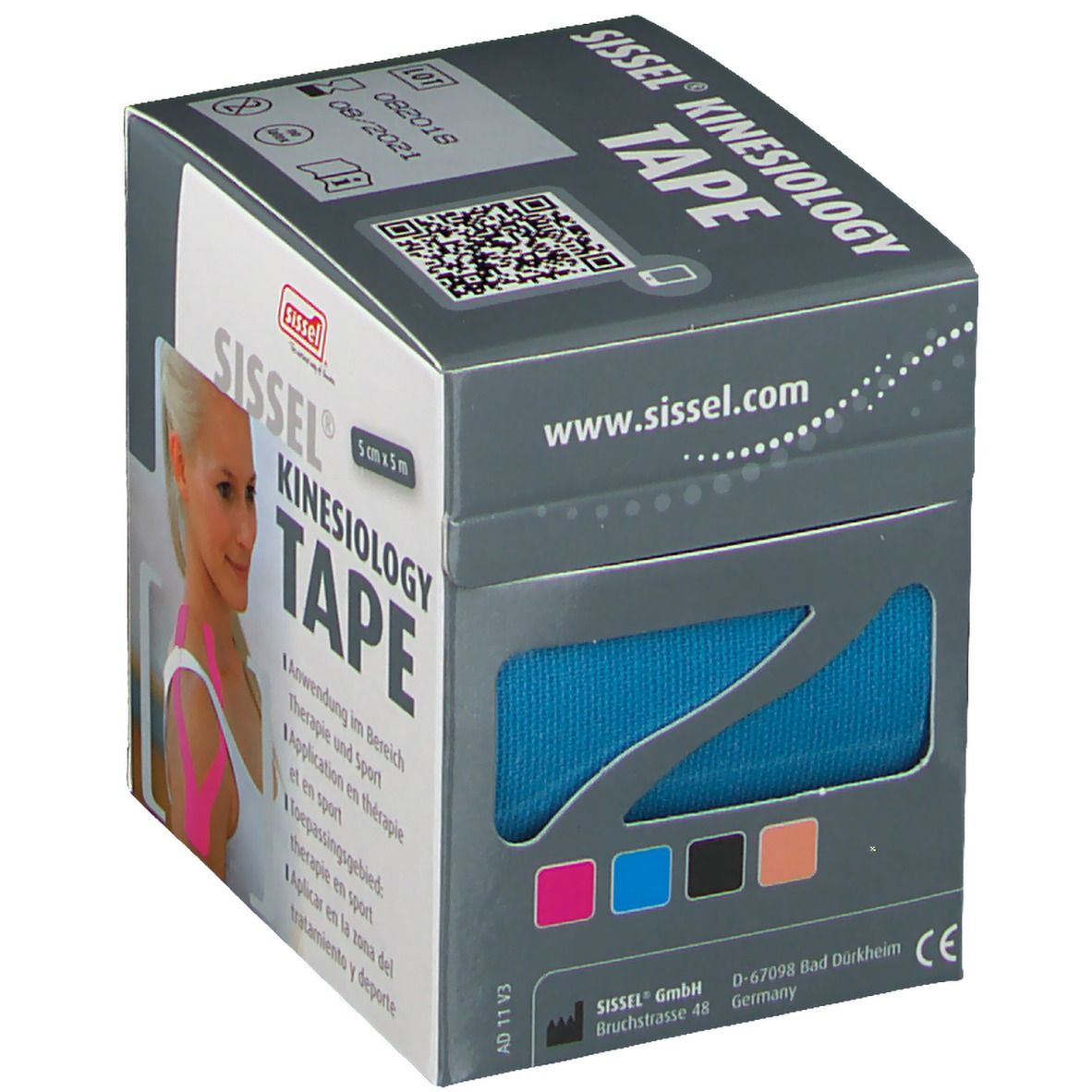 Sissel® Kinesiology Tape Bleu 5 cm x 5 m