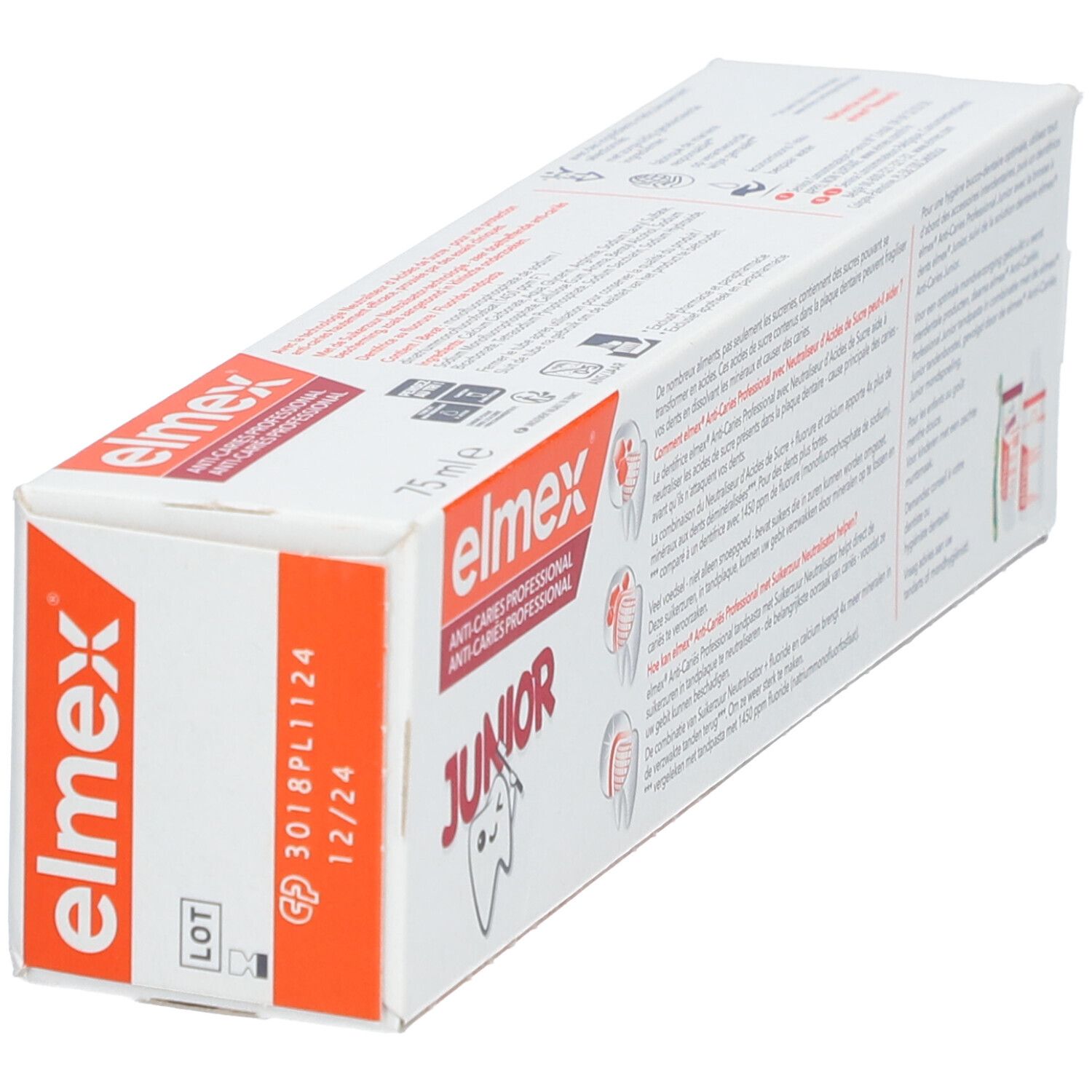 elmex® Anti-caries Professional Dentifrice junior 6-12 ans