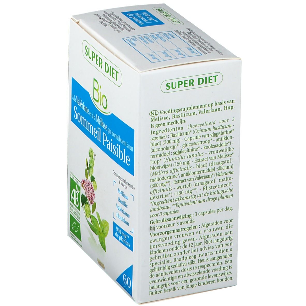 SUPER DIET Sommeil Paisible Bio