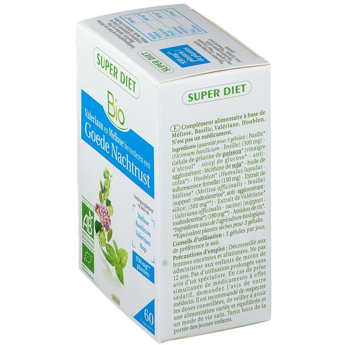 SUPER DIET Sommeil Paisible Bio