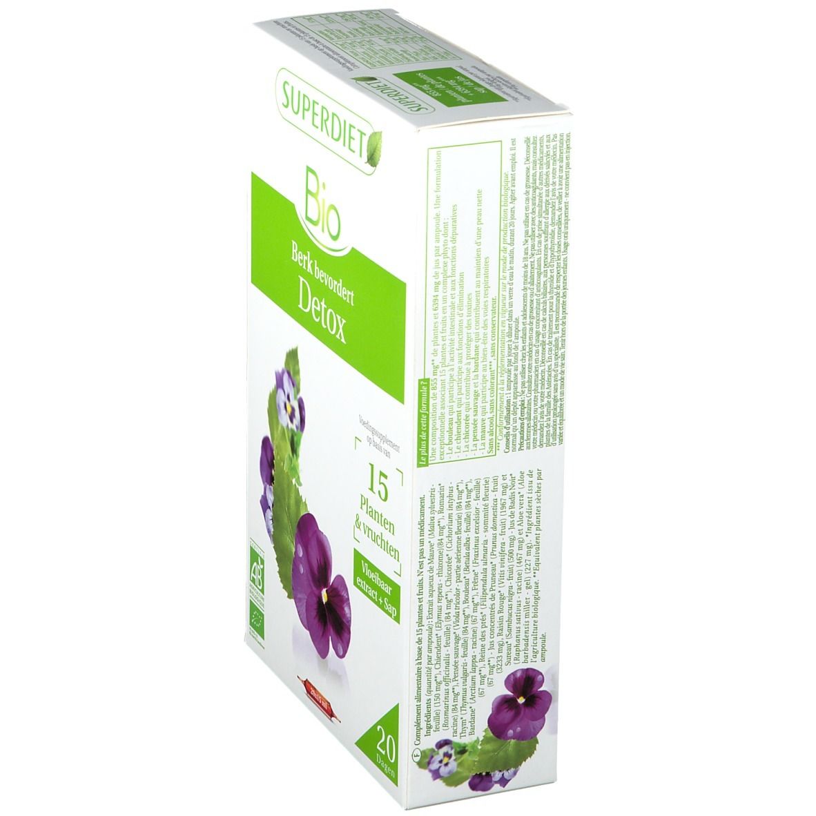 Super Diet Complex au bouleau Detox Bio