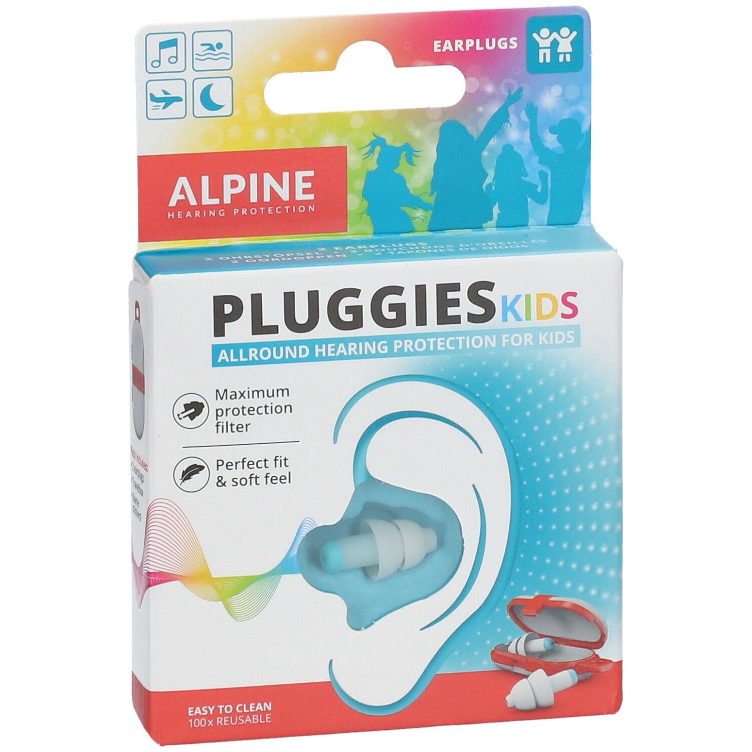 Alpine Pluggies Kids Bouchons d'oreille