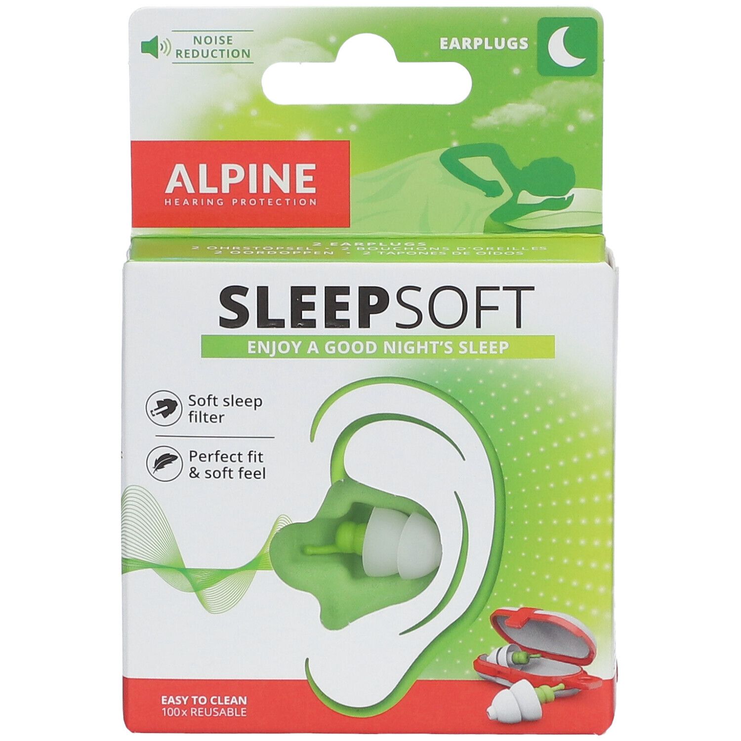 Alpine Sleepsoft-Bouchons d'oreille de voyage anti-ronflement, anti-bruit,  pour la natation - AliExpress
