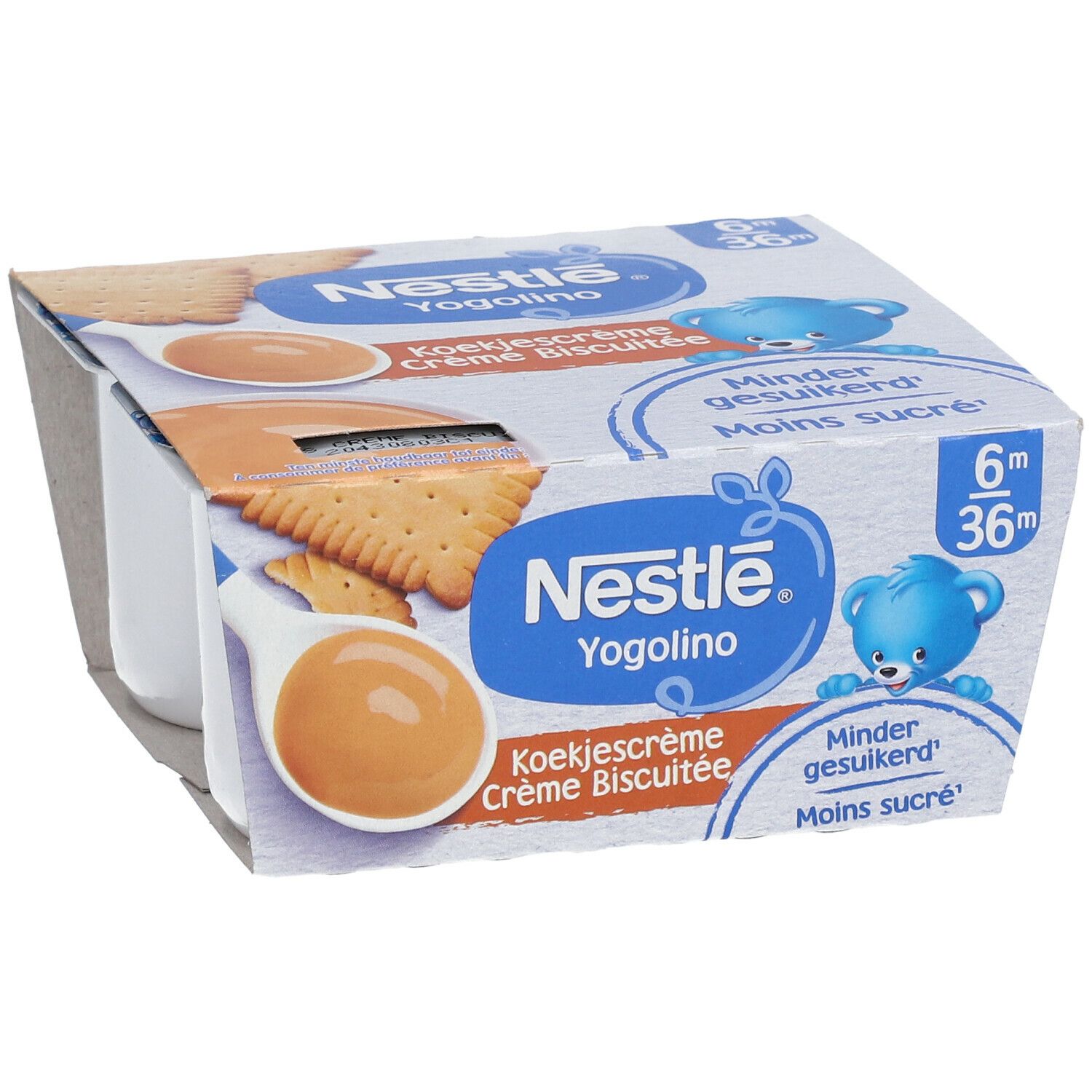 Nestle Baby Dessert Creme Biscuitee Pot 4x100g