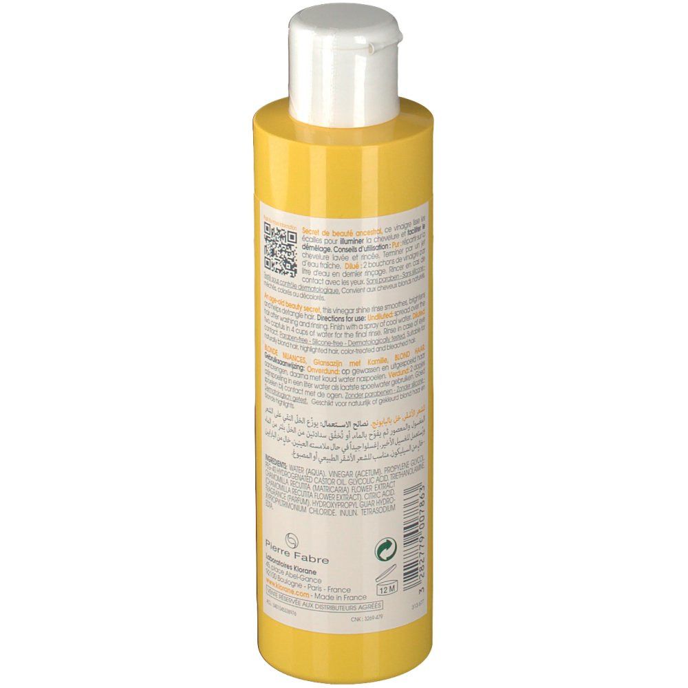 Klorane vinaigre de rinçage à la camomille