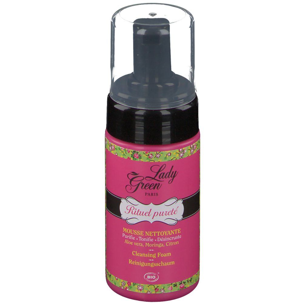 Lady Green Rituel Pureté Mousse Nettoyante Bio