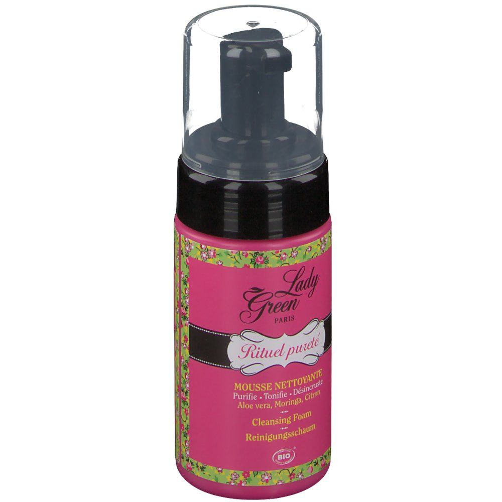 Lady Green Rituel Pureté Mousse Nettoyante Bio