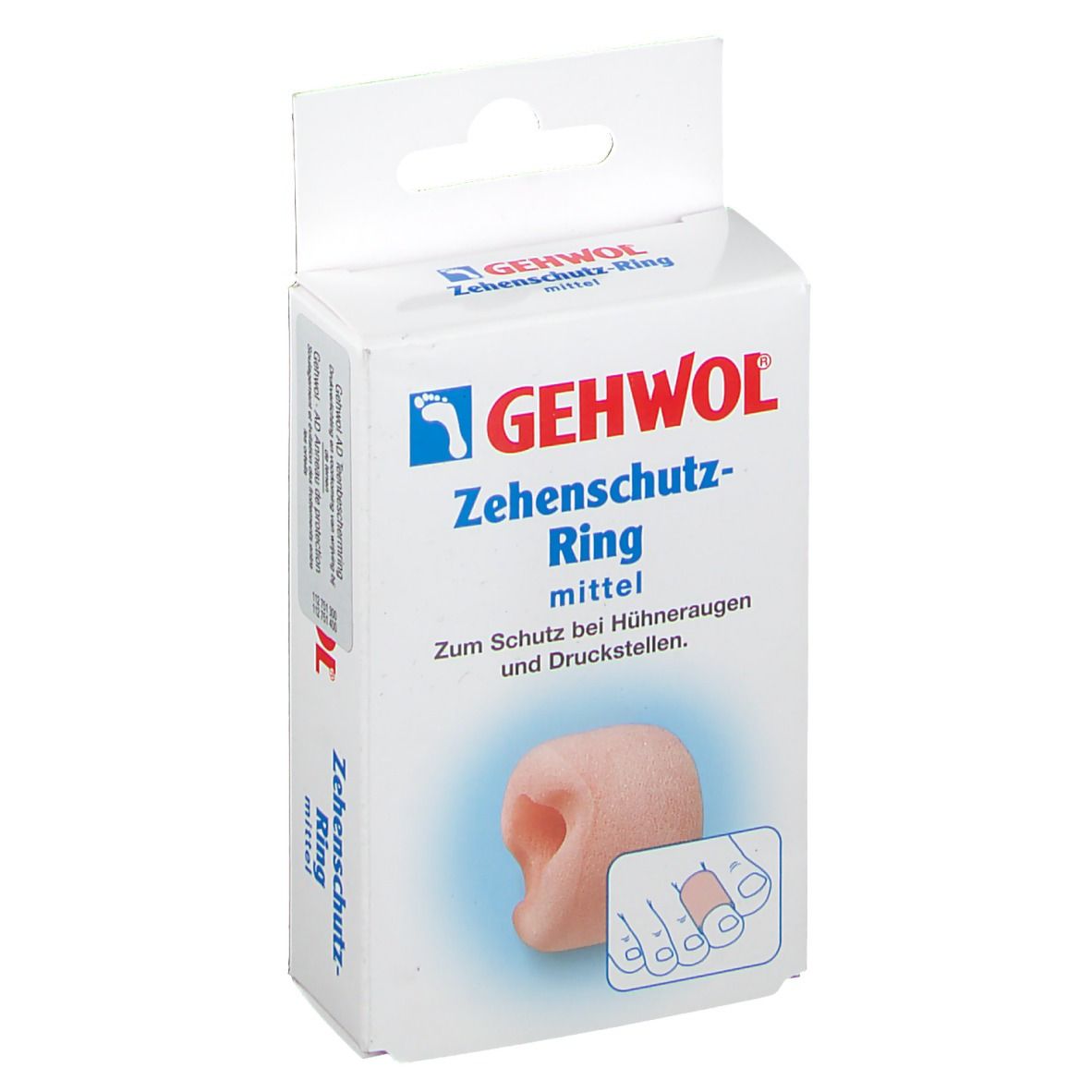 Gehwöl Anneau de protection pour orteil Medium