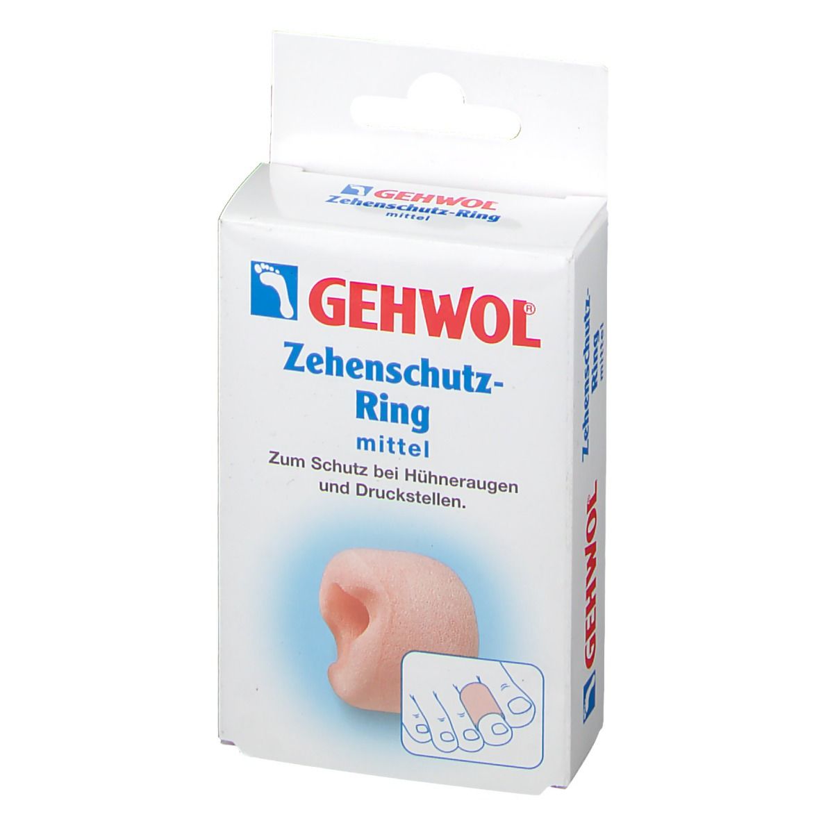 Gehwöl Anneau de protection pour orteil Medium