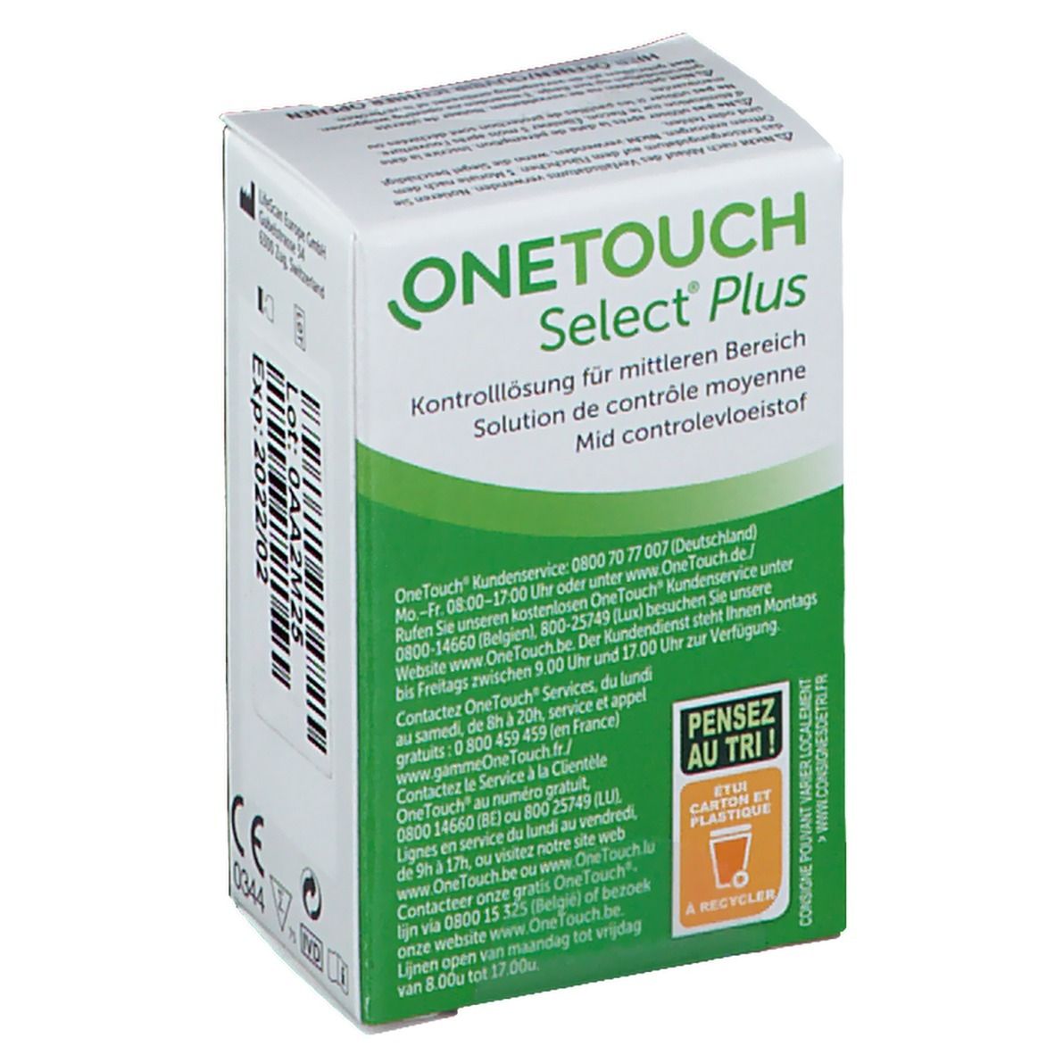 OneTouch® Select Plus® Solution de contrôle moyenne