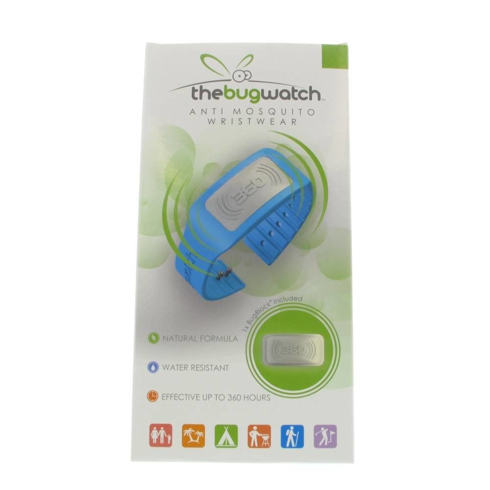 Bug Watch Bracelet Anti-Moustique Blue Lagoon