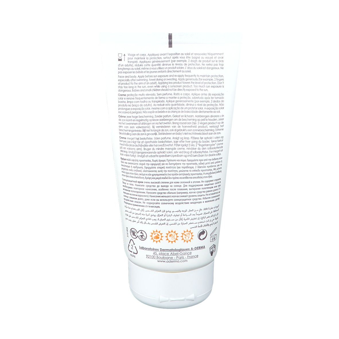 A Derma Protect Ad Crème Très Haute Protection Spf 50 100 Ml Redcare Pharmacie