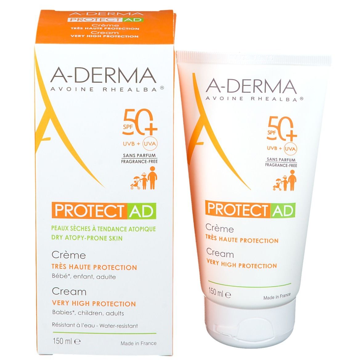 A-Derma PROTECT AD Crème très haute protection SPF 50+ 100 ml - Redcare ...