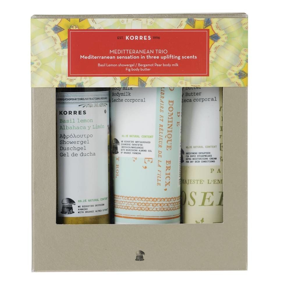 KORRES® Ensemble Cadeau Trio Méditerranée