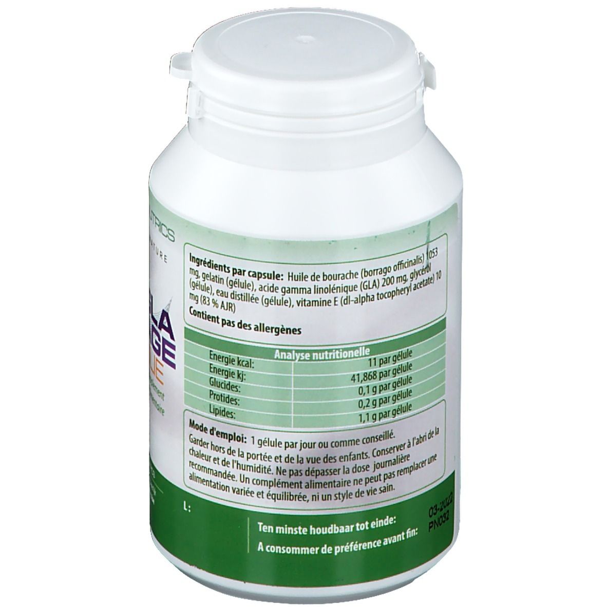 PHARMANUTRICS GLA Huile de bourrache